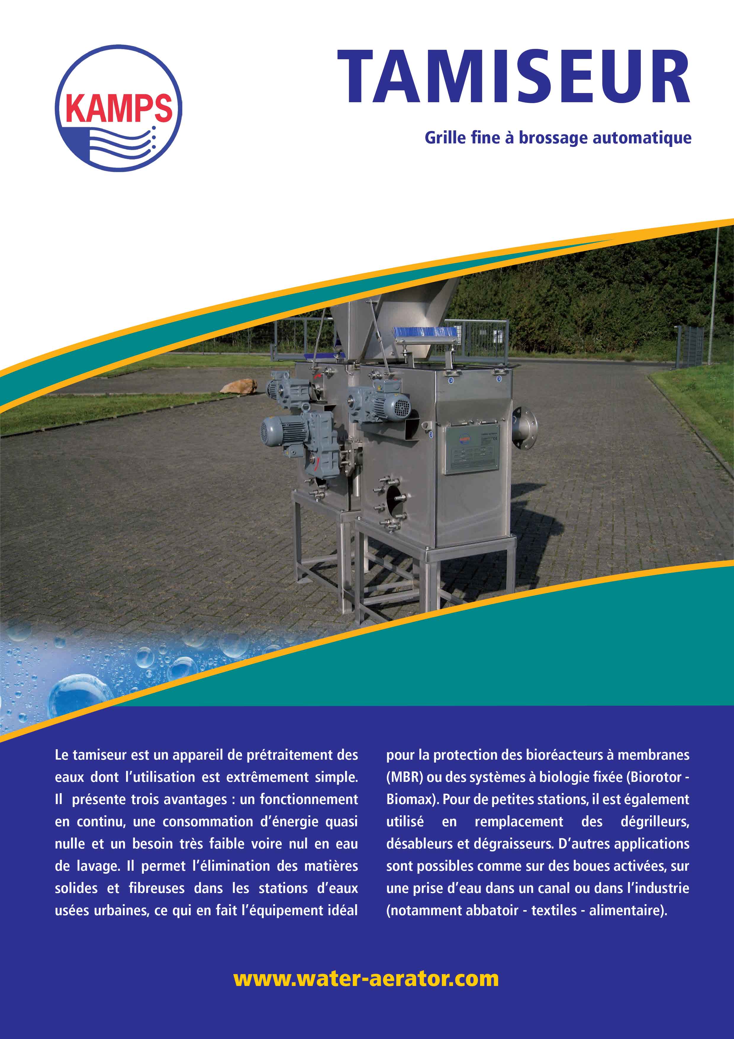 Brochure Tamiseur FR cover